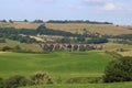 Motorway, railway, old viaduct, Lowgill, Cumbria Royalty Free Stock Photo