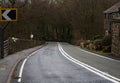 Countryside Village Road Saddleworth Moor Pennines In Manchester Royalty Free Stock Photo