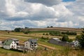 Countryside village rural scenery nature landscape Royalty Free Stock Photo