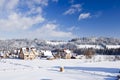 Countryside in wintertime Royalty Free Stock Photo