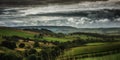 Countryside Yorkshire Dales in Yorkshire, England the UK Royalty Free Stock Photo