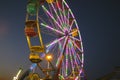 County Fair at night Ferris Wheel on the Midway