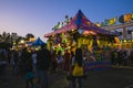 County Fair at night, Games on the midway