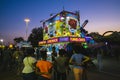 County Fair at night, Games on the midway Royalty Free Stock Photo