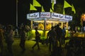 County Fair at night, Games on the midway Royalty Free Stock Photo