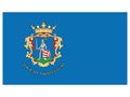 County Flag of NÃÂ³grÃÂ¡d Royalty Free Stock Photo