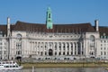 County Hall, headquarters of Greater London Council on the South Bank of the River Thames, London