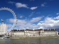 County Hall and London Eye