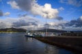County Kerry, Ireland : 13 SEPTEMBER 2018 : View of incoming ferry towards jetty in Valentia Island.