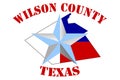 Wilson County flag. U.S. state of Texas.