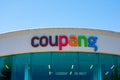 Coupang sign on South Korean online retailer campus in Silicon Valley