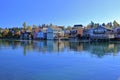 Coupeville with Historic Houses on Waterfront, Whidbey Island, Washington State