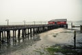 Coupeville Washington on Whidbey Island with pier and historic building