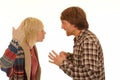 Couple arguing Royalty Free Stock Photo