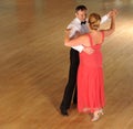 Couple ballroom dancing Royalty Free Stock Photo