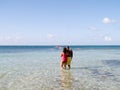 Couple At The Beach Royalty Free Stock Photo