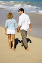 Couple on beach. Royalty Free Stock Photo