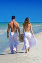 Couple at beach Royalty Free Stock Photo