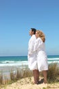 Couple on the beach Royalty Free Stock Photo