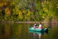Couple in a boat Royalty Free Stock Photo