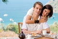 Couple At Breakfast