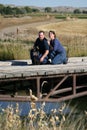 Couple on Bridge