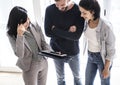 A couple buying a new house Royalty Free Stock Photo