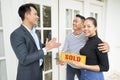 Couple buying the new house Royalty Free Stock Photo