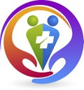 Couple care logo