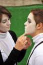 Couple at Carnival of Cadiz, Andalusia, Spain Royalty Free Stock Photo