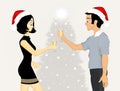 Couple celebrate Christmas