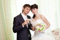 Couple with champagne Royalty Free Stock Photo