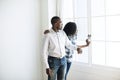 Couple checking out the new house Royalty Free Stock Photo