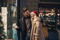 Couple Christmas Shopping Royalty Free Stock Photo