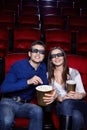 Couple at the cinema