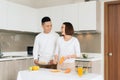 Couple cooking hobby lifestyle concept Royalty Free Stock Photo