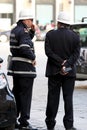 Checkpoint security, couple of cops (Rome - Italy)