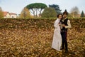 Han and Leia at Lucca Comics and Games 2017 Royalty Free Stock Photo