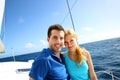 Couple on a cruising day Royalty Free Stock Photo