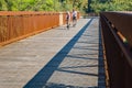 Couple Cycling on the Roanoke River Greenway - 2