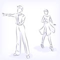 Couple dances latin fast ballroom dances.