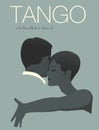 Couple Dancing tango Royalty Free Stock Photo