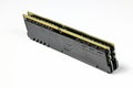 The couple of DDR4 memory, High performance DDR RAM module for computer server and workstation. Royalty Free Stock Photo
