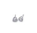 A couple of diamond earrings Royalty Free Stock Photo