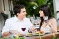 Couple Dining Together Royalty Free Stock Photo