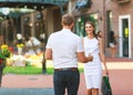 Couple Doing Shopping in Valentines Day