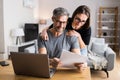 Couple Doing Taxes And Family Budget Royalty Free Stock Photo