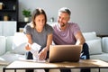 Couple Doing Taxes And Family Budget Royalty Free Stock Photo