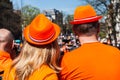 Couple dressed in orange - Koninginnedag 2012