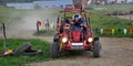 Couple driving Dune Buggy Royalty Free Stock Photo